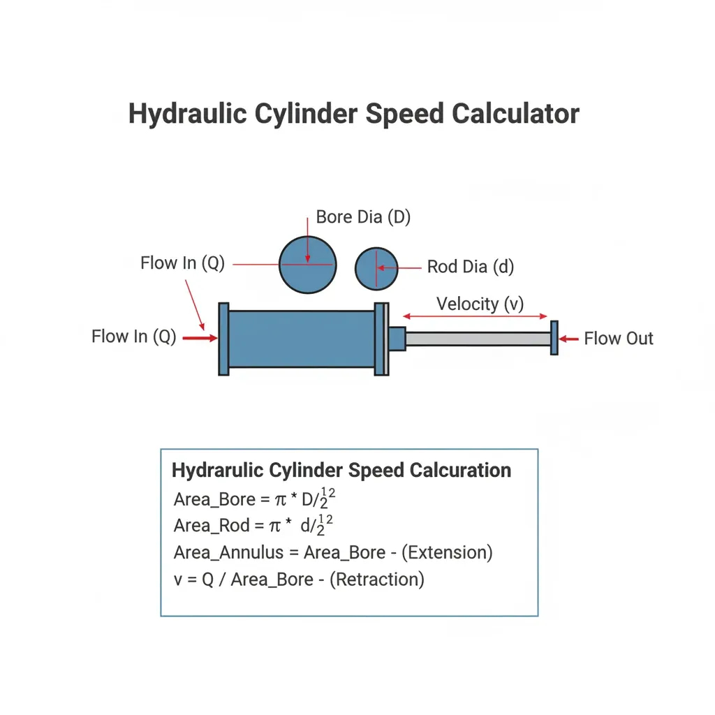 Speed of a Hydraulic Cylinder