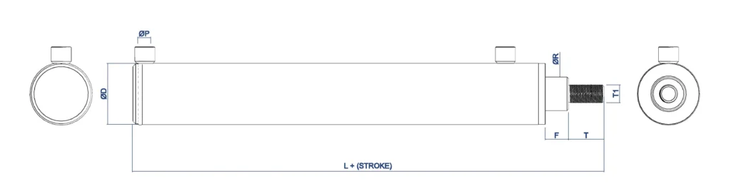 Stroke Length of a Hydraulic Cylinder